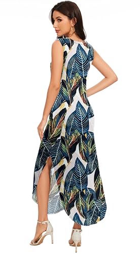Jeqeocafy Women's Loose Sundress Long Dress Sleeveless Split Maxi Dresses 2026 Summer Beach Dress with Pockets - Image 5
