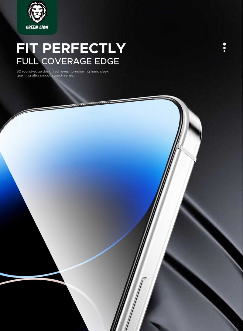 GREEN LION 9H Steve HD Screen Protector for iPhone 15 Pro - Clear - Image 2