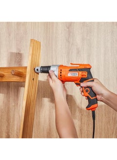 BMB Electric Drywall Screwdriver With Speed Controller 520W Adjustable High Speed Rotary Power Tool Up To 4200Rpm And 6.35Mm Bit Capacity For Drywall Installation For Home Improvement Projects  - Image 4