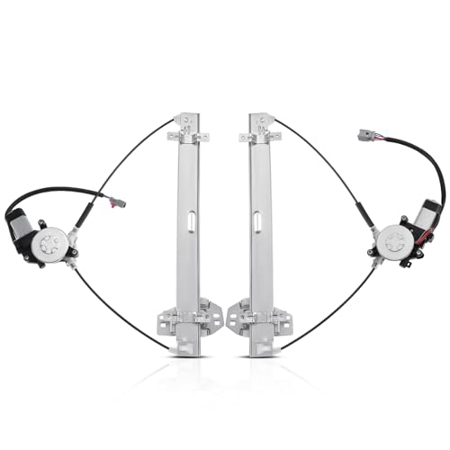 A-Premium Electric Power Window Regulator with Motor Compatible with Honda Element 2003-2011 Front Driver and Passenger Side 2-PC Set - Image 1