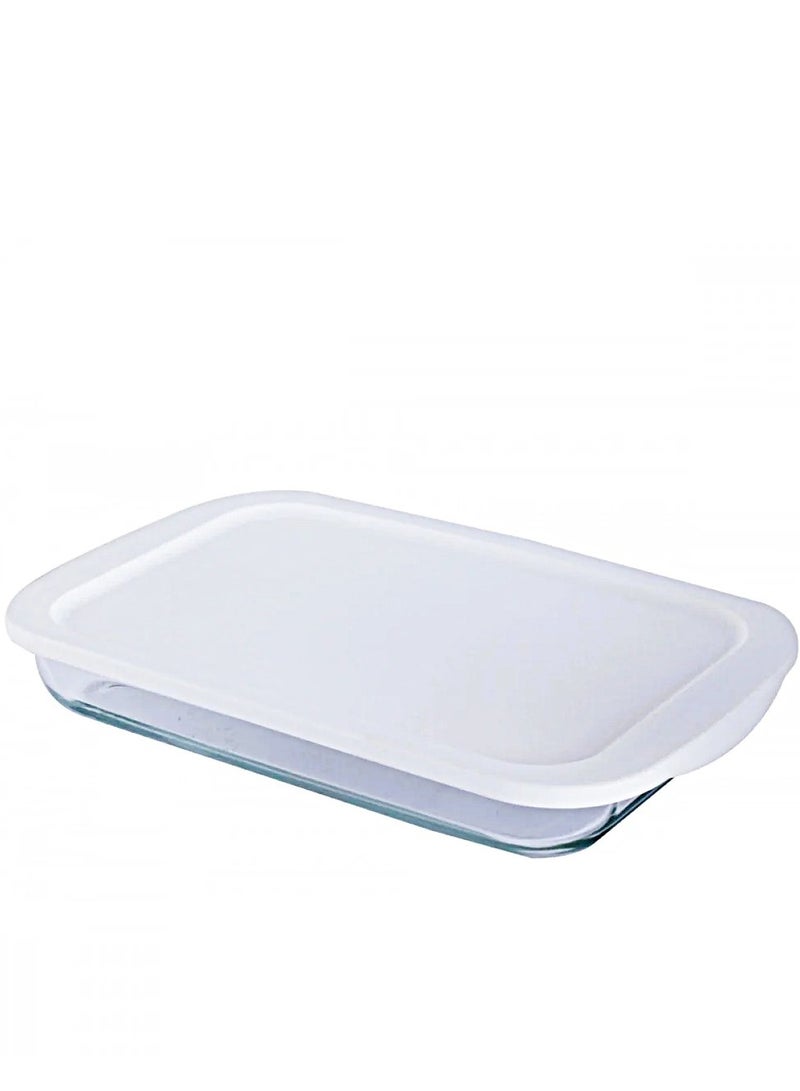 MIJOTEX Set of 4 rectangular glass baking trays with lids - Image 5