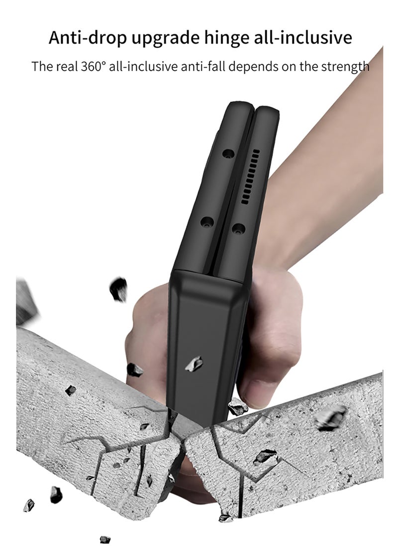 Rock Pow Kickstand Magnetic Phone Case For Samsung Galaxy Z Fold 5 5G  - Image 5