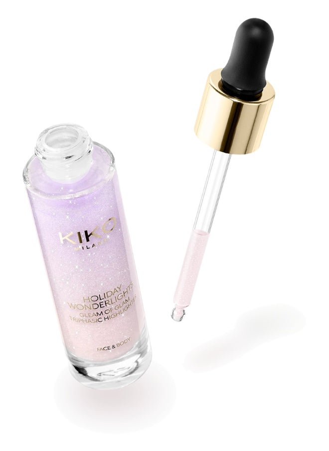 KIKO MILANO - Holiday Wonderlights Gleam Of Glam Triphasic Highlighter - Image 1