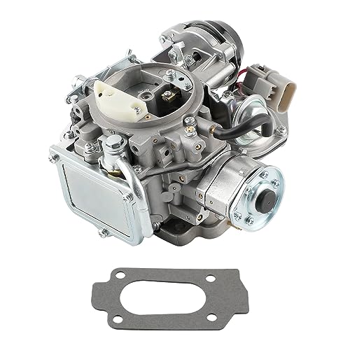 Waverspeed 2 Barrel Carburetor for Nissan Pickup 720 2.4L Z24 Engine 1983-1986,for Nissan Bluebird/Caravan/Atras Truck/Vanette Panel Van 16010-21G61, Automatic Choke - Image 1