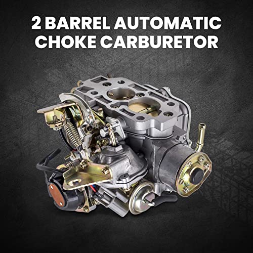 Waverspeed 2 Barrel Carburetor for Nissan Pickup 720 2.4L Z24 Engine 1983-1986,for Nissan Bluebird/Caravan/Atras Truck/Vanette Panel Van 16010-21G61, Automatic Choke - Image 3