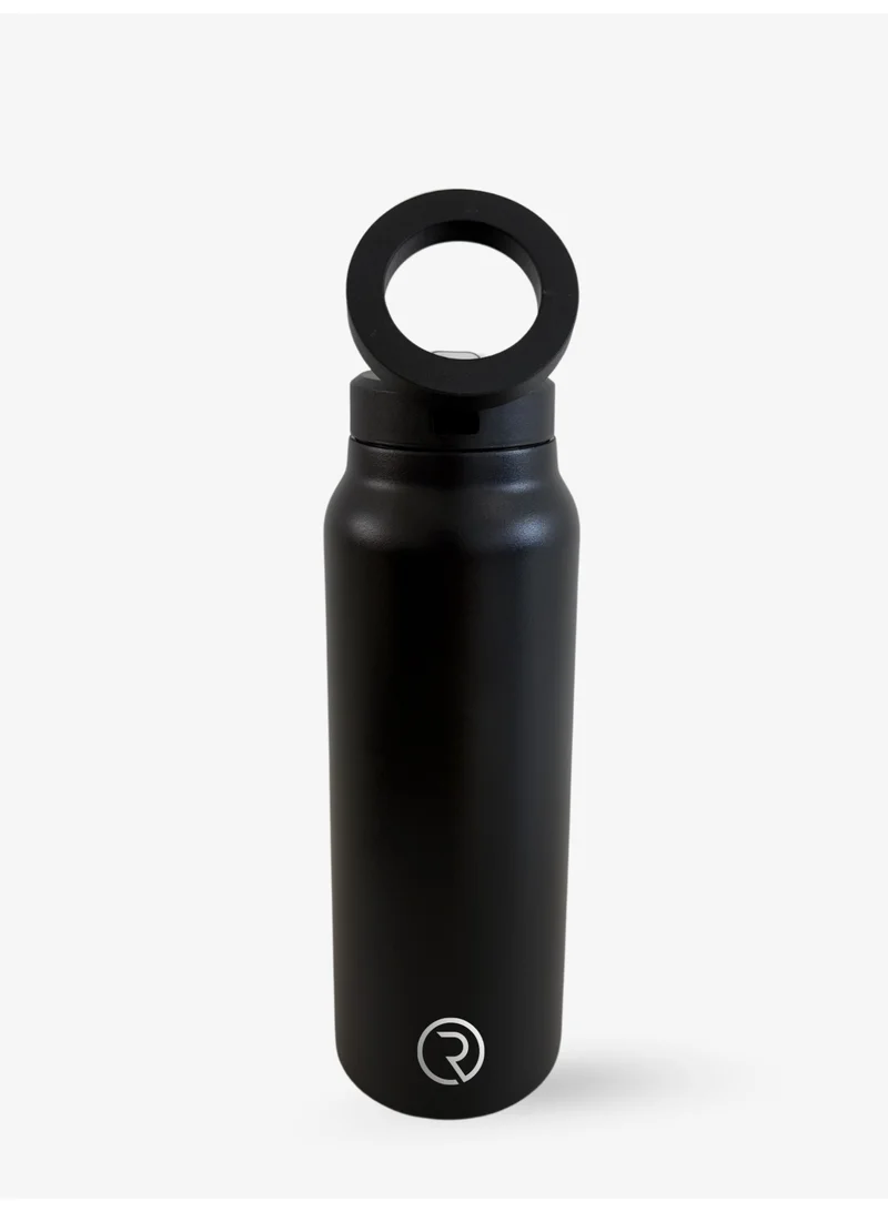 Sports Origin 32Oz (1000ml) Stainless Steel Hydration Pro Water Bottle | BPA-Free, Magsafe bottle Compatible with Free Magnetic Booster Ring, Keeps Drinks Hot 12Hrs &amp; Cold 24Hrs – Black