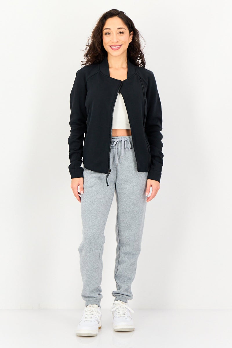 Nike Women Sportswear Fit Long Sleeve Outdoor Sweatshirt, Black - Image 4