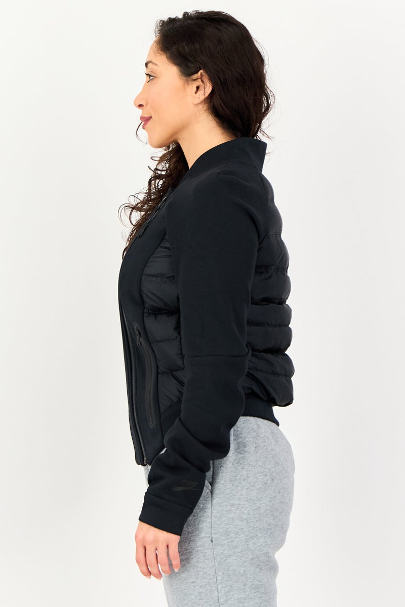 Nike Women Sportswear Fit Long Sleeve Outdoor Sweatshirt, Black - Image 2