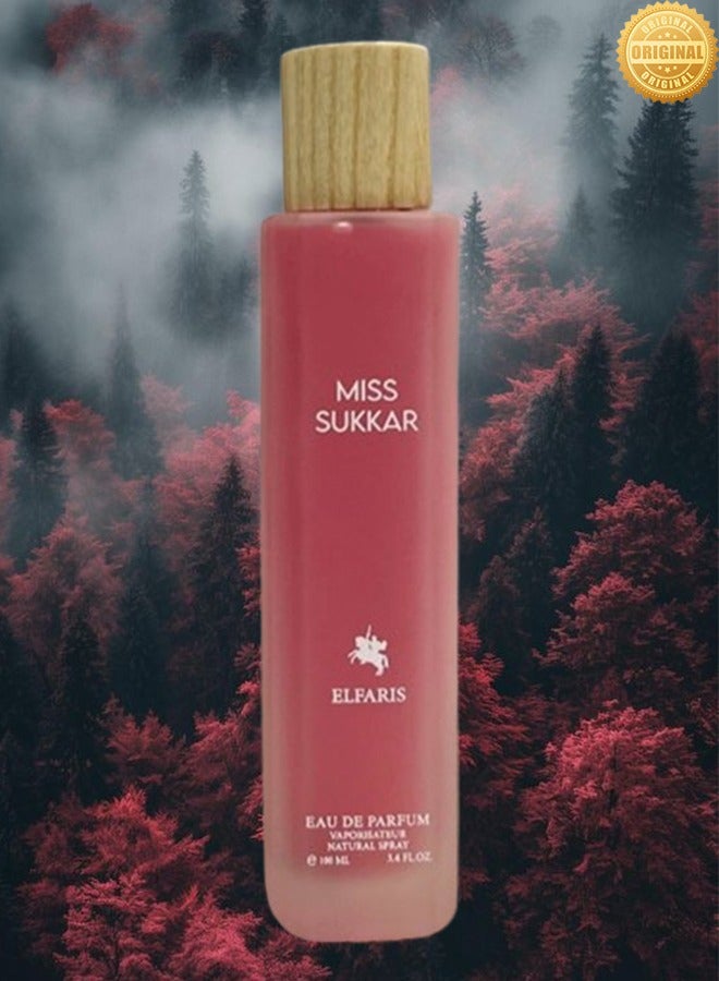 FARIS Miss Sukkar Perfume EDP 100ML - Image 1