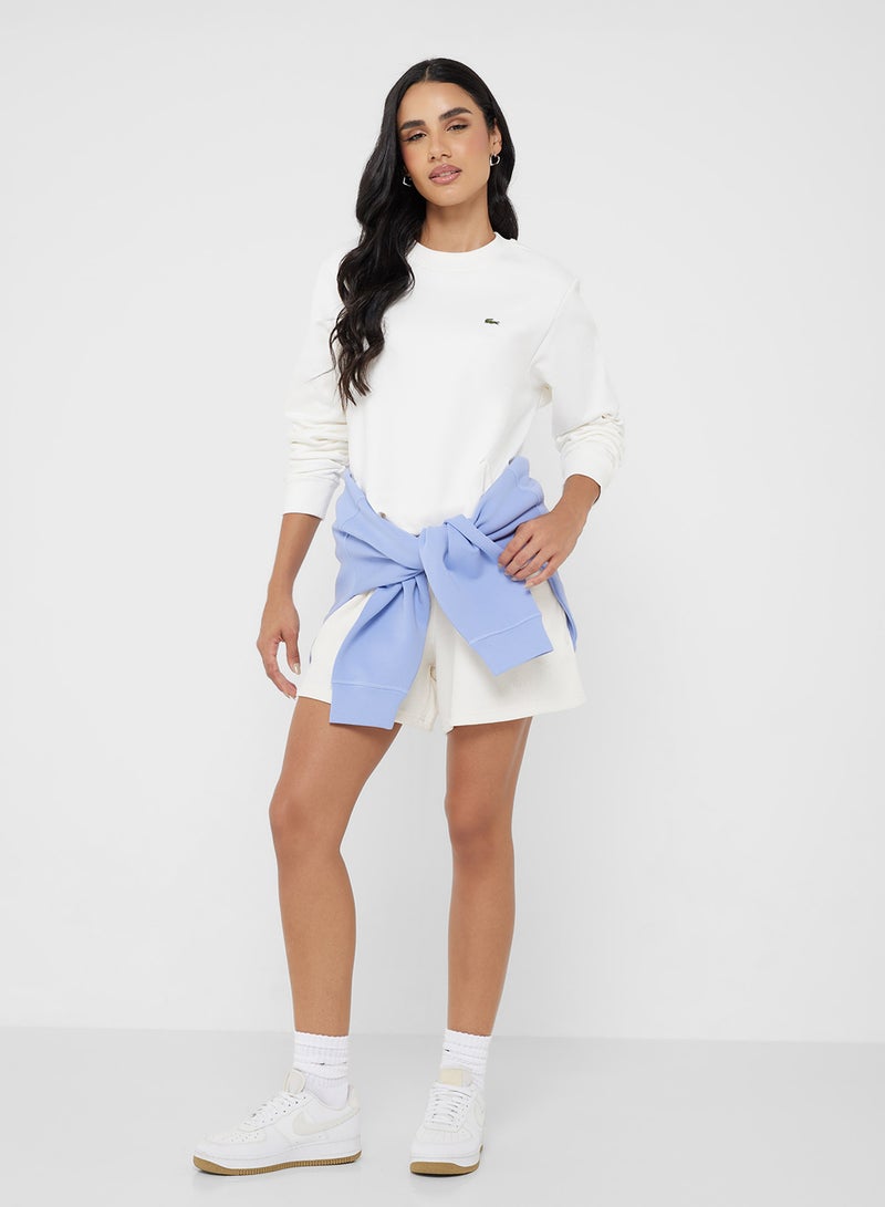 LACOSTE Fleece Crew Neck Sweatshirt - Image 4