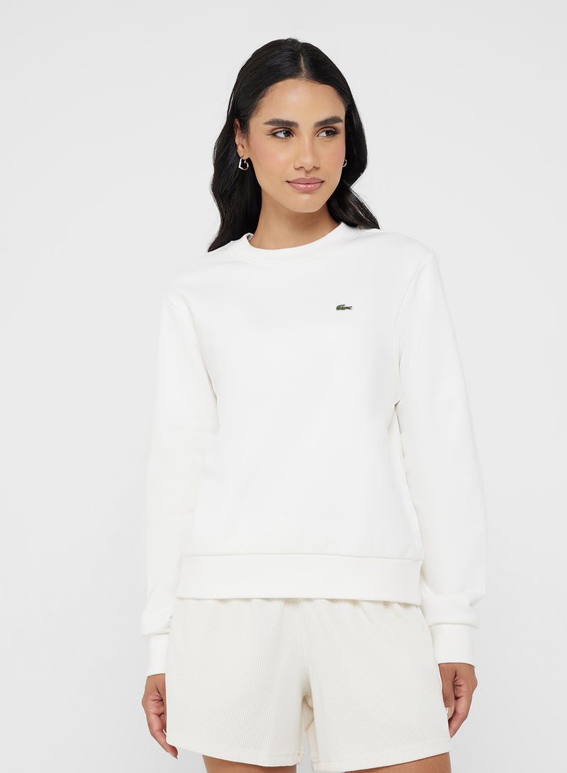 LACOSTE Fleece Crew Neck Sweatshirt - Image 1