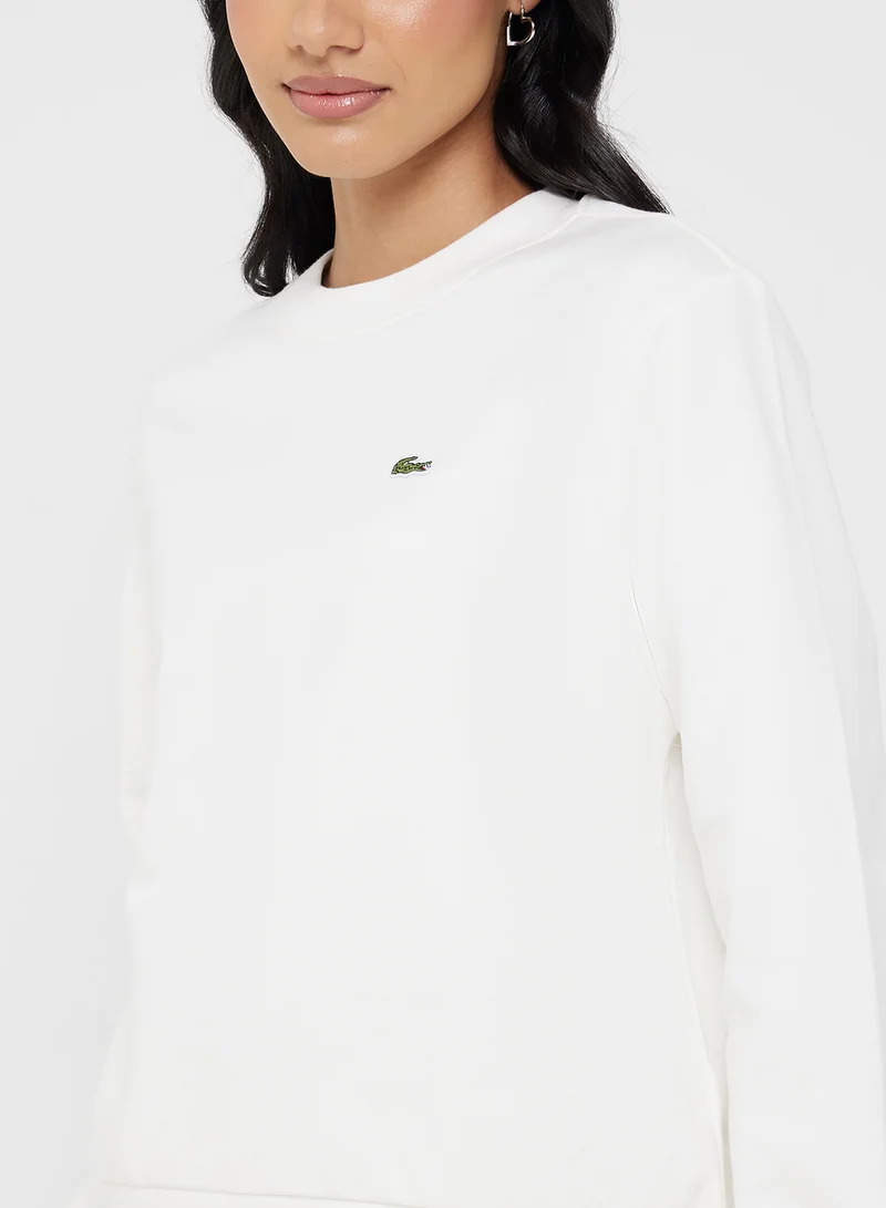 لاكوست Fleece Crew Neck Sweatshirt