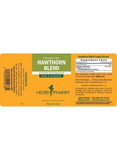 HERB PHARM Hawthorn Blend Liquid Extract for Cardiovascular and Circulatory Support - 4 Ounce  - Image 2