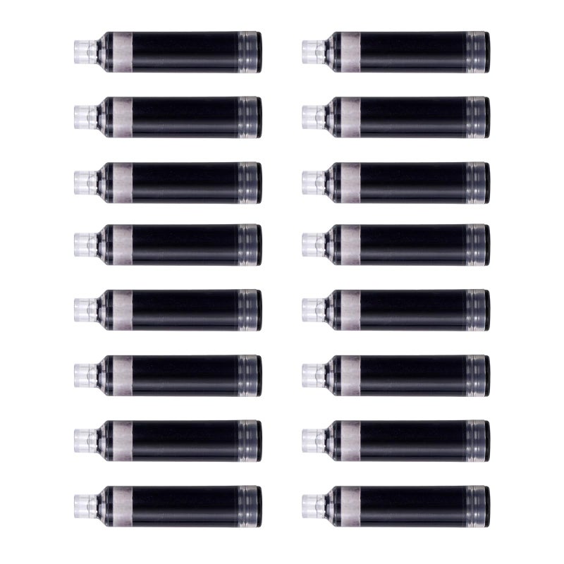 WRITECH Black Ink Cartridge Set: 16 Ink Cartridges Clictek Fountain Pens - Image 4