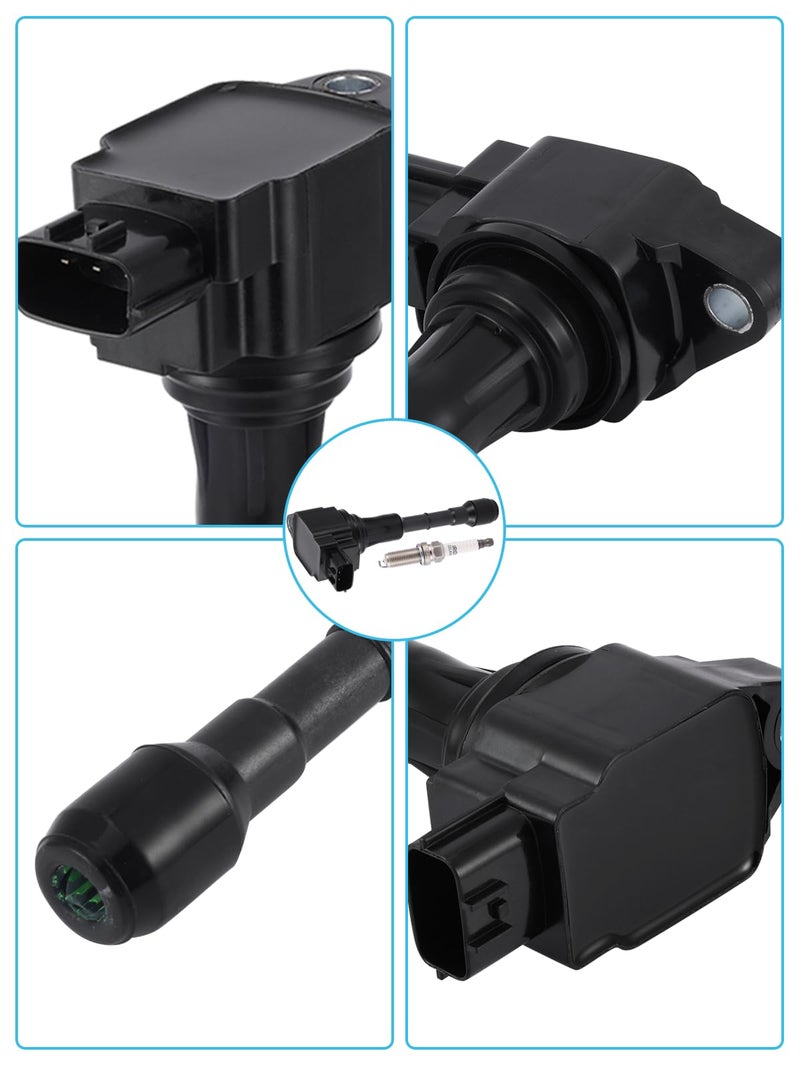 TAUTOY UF617 Ignition Coil Pack Spark Plug (3.7L) 6 PCS For INFINITI EX37 FX37 2013,FX50 5.0L G37 2009-2013,M37 2011-2013,Q60 2014-2015,Q70 QX50 QX70 2014-2016,QX70 5.0L 2014,For Nissan 370Z 2009-2019 - Image 2