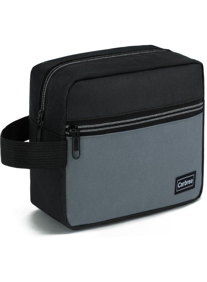 Carbrea Travel Toiletry Bag - Small Travel Bag for Toiletries, Accessories, Gifts, Black, Medium - Image 1
