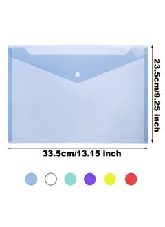 20 Pcs Plastic Waterproof Envelope File Folders, Document Bag With Snap Button, A4/Letter Size For Office-Purple - pzsku/Z3BD1D7F34E4B3A8F8F75Z/45/_/1731922277/0a0faa96-bc47-499d-81a4-72e541c19a71