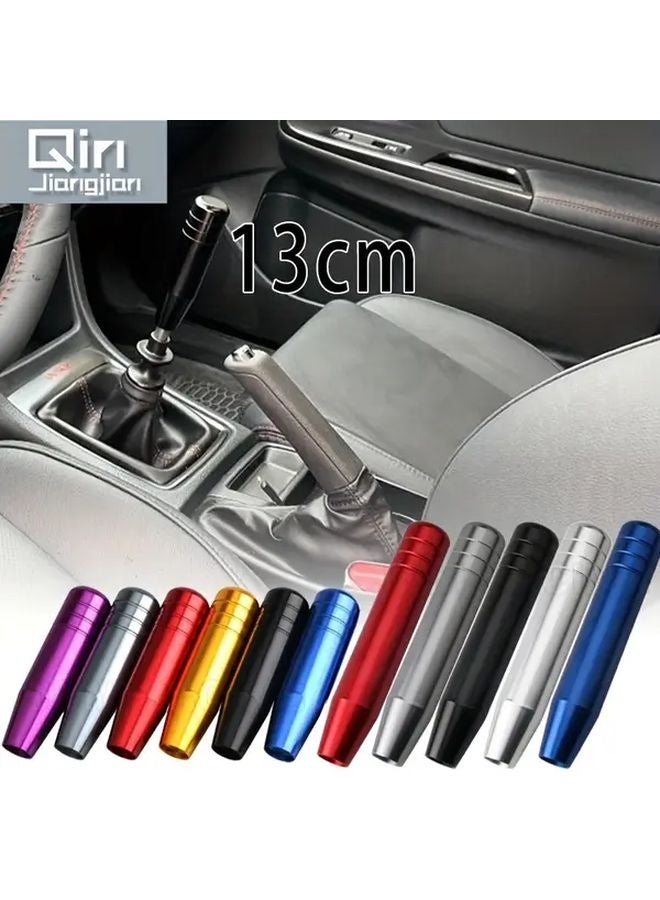 5 12 Inch Dazzling Aluminum Extended Shift Knob Handle 4Pcs For MT Manual Gear Lever - Image 1