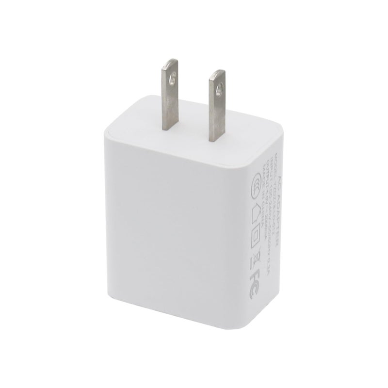 PDEEY Universal Wall Charger fit for Philips, Nicwell Water Flosser, Bitvae, 7AM2M Electric Toothbrush, Shaver Trimmer - Dual USB Port 5V Power Adapter White - Image 1