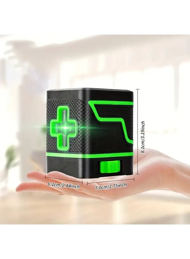 Mini Portable 2 Line Green Laser Level Set 2 High Power Auto Line Marking Tool - Image 4