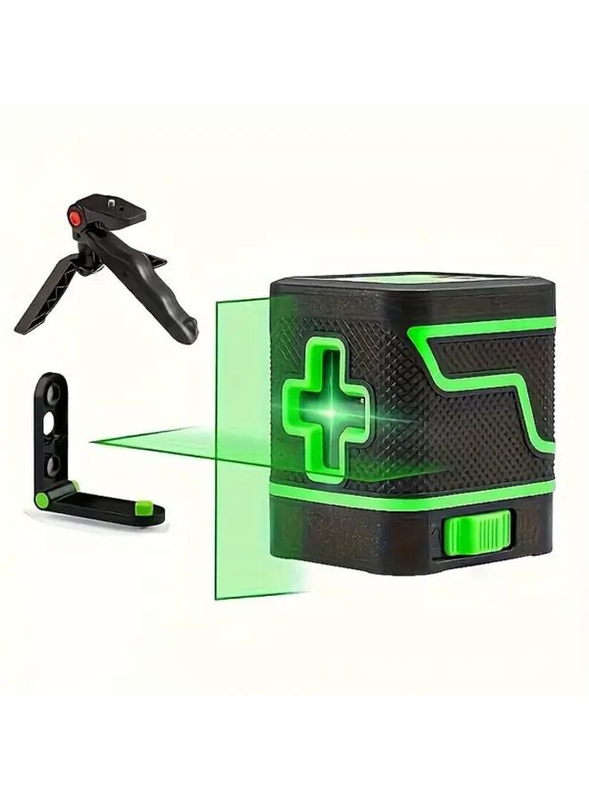 Mini Portable 2 Line Green Laser Level Set 2 High Power Auto Line Marking Tool - Image 2
