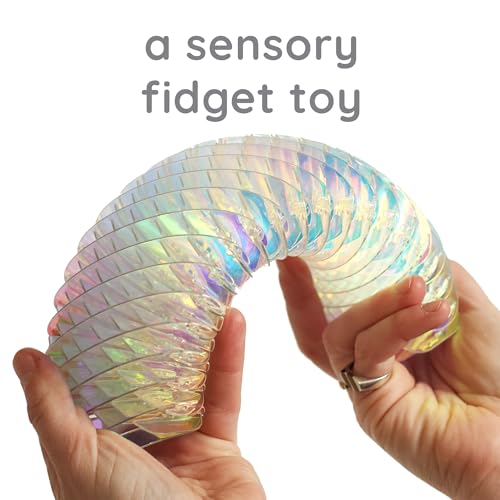 Morf Fidget Sensory Spring Unicorn 3D Slug Spring Toy for Kids Teens and Adults Stretchy Quiet Stress and Anxiety Relief Focus for Play School Work Gifts Great for Classroom Office - Image 5