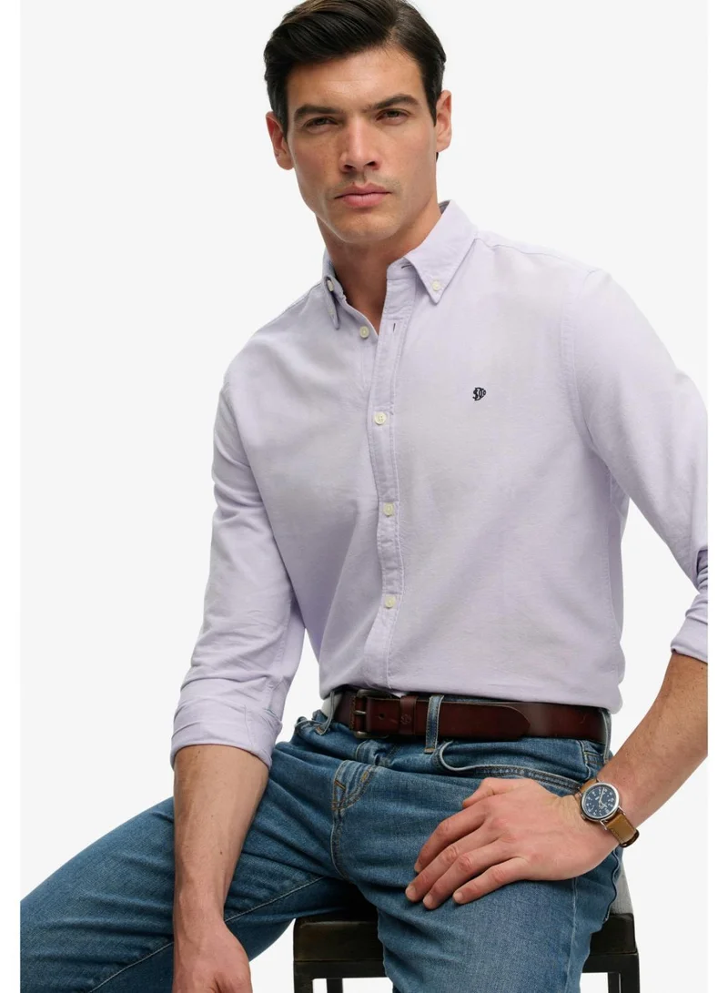 Superdry  Preppy Oxford Long Sleeve Shirt for Men | Best Price UAE