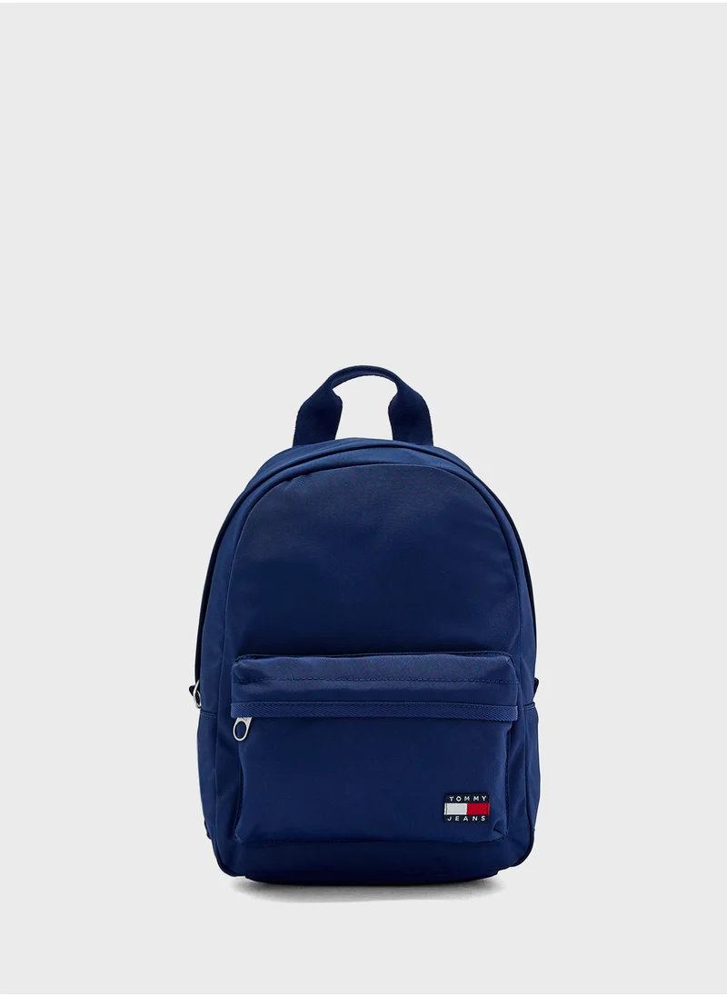 تومي جينز Logo Detail Top Handle Backpack