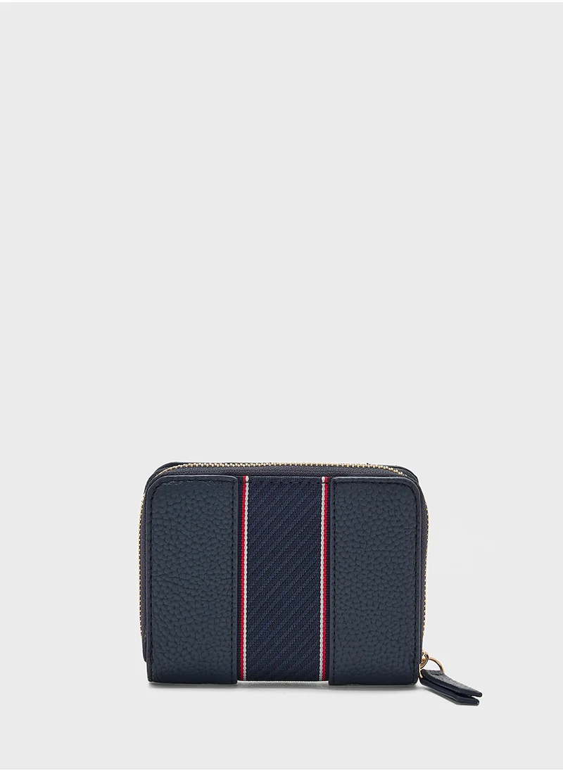تومي هيلفيغر Monogram Zip Over Wallet