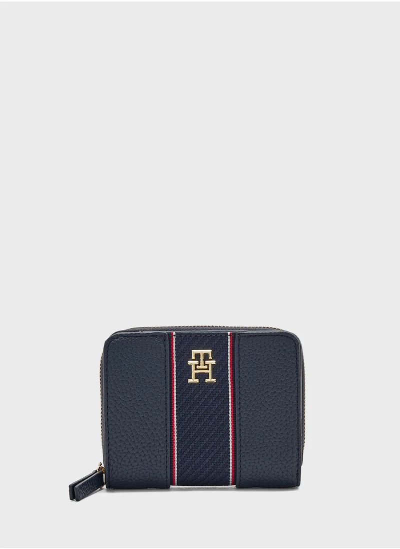 تومي هيلفيغر Monogram Zip Over Wallet