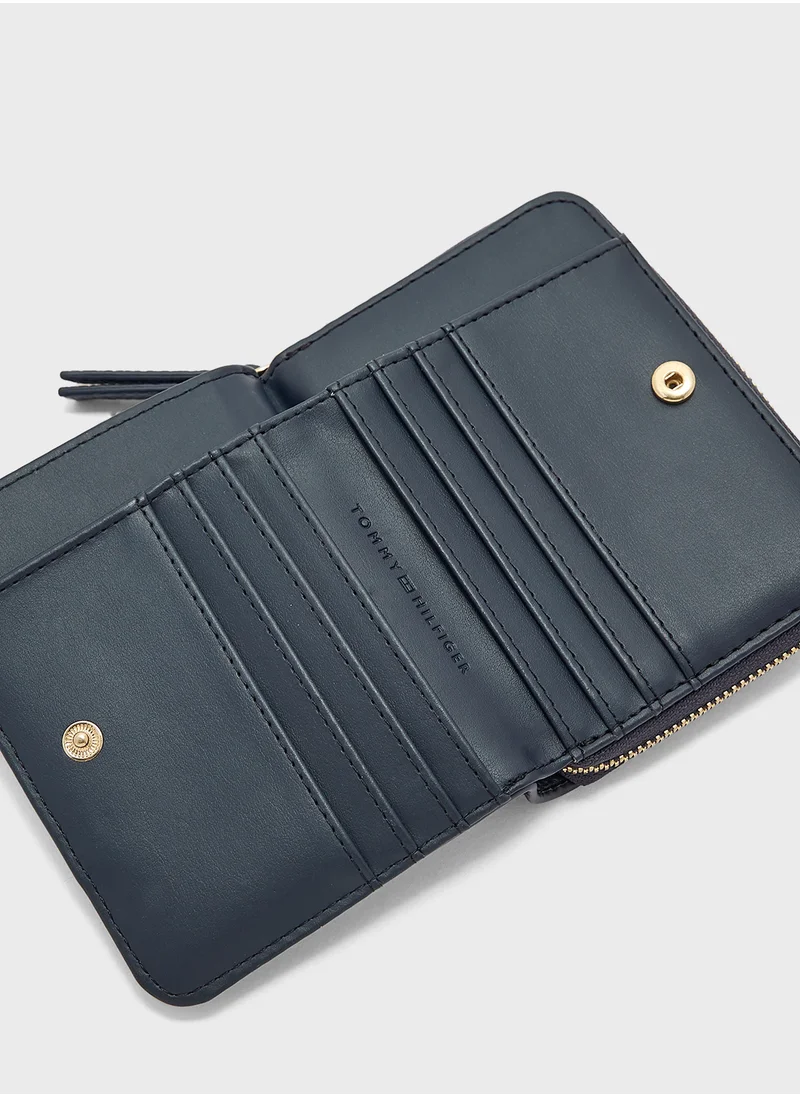 تومي هيلفيغر Monogram Zip Over Wallet