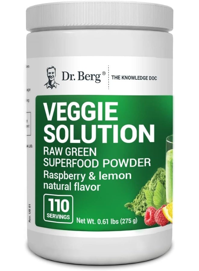 Dr. Berg Nutritionals Dr. Berg's Veggie Solution Organic Super Greens Powder - Image 1