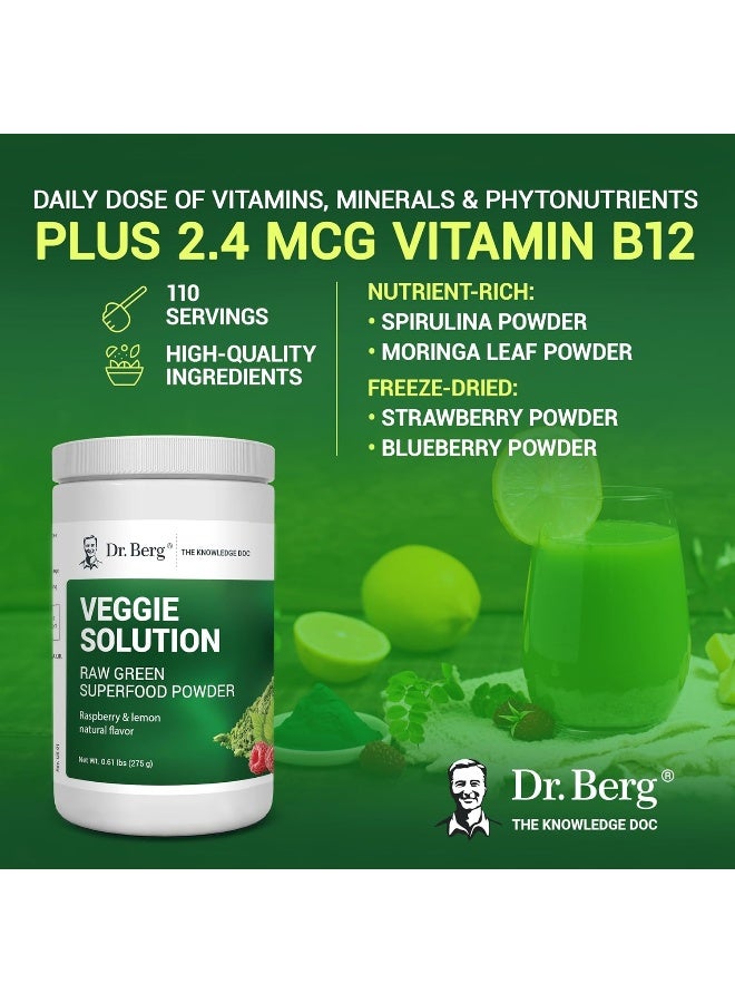 Dr. Berg Nutritionals Dr. Berg's Veggie Solution Organic Super Greens Powder - Image 5