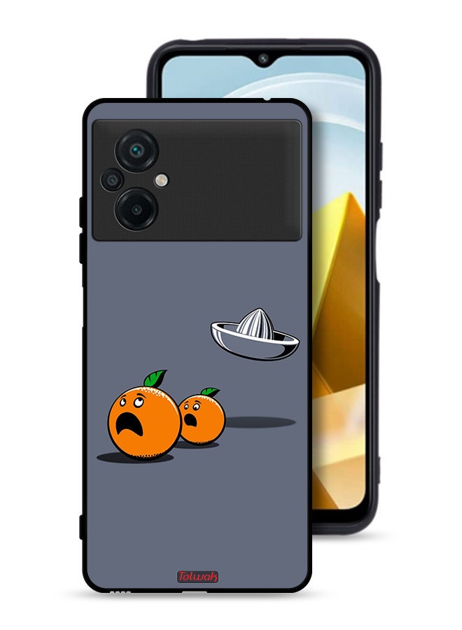 Tolwak Xiaomi Poco M5 4G Protective Case Cover Minimalism Digital Art Humor - Image 1