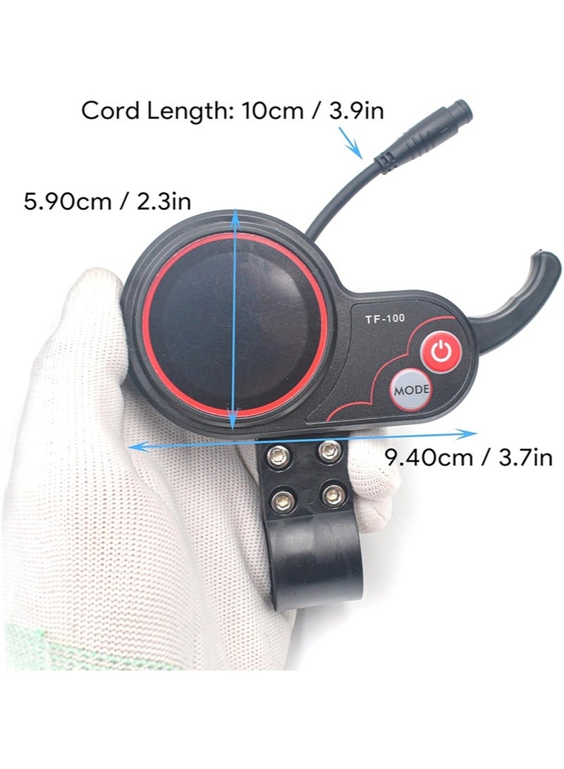 Aikanbo 48V 6 Pin Electric Scooter Controller with LCD Display，Speed Gears，and Power Modes，Compatible with KUGOO M4 Electric Scooter - Image 3