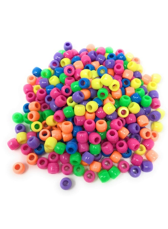 Funiverse Bulk 2 Lb Pack Of Assorted Colored Pony Beads - Approx 4000 Beads - Perfect Classroom, Church Or School Pack - Image 1