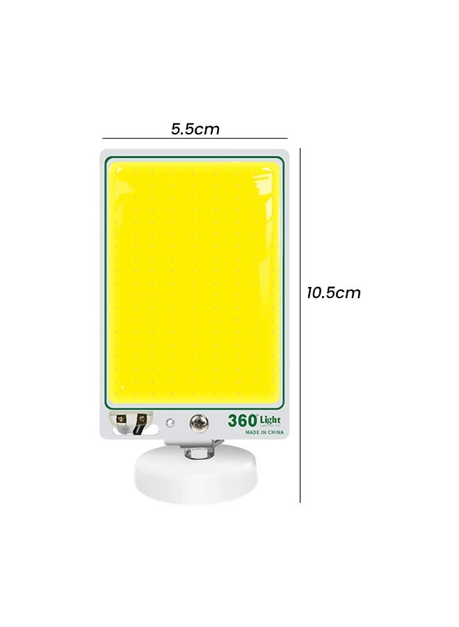 360 ديجري لايت مصباح عمل LED COB بقوة 80 وات مع قاعدة مغناطيسية قوية، لوحة إضاءة 360 درجة، مصباح طوارئ يعمل ببطارية السيارة 12 فولت، مقاوم للماء IP67، مصباح إصلاح محمول للتخييم، المرآب، العمل في الهواء الطلق، الصيد، الإصلاح الليلي، الاستخدام المنزلي - Image 3