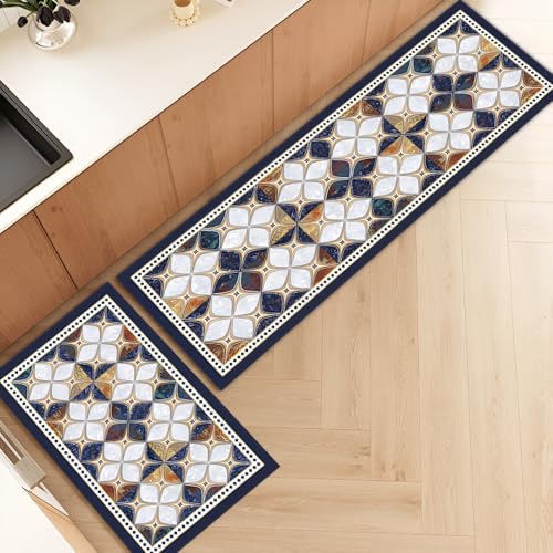 Royser Anti-Slip Kitchen Floor Mat Runner | Washable Cushion Rug for Home, Cooking & Standing Comfort | Soft Non-Skid Water Absorbent Carpet for Kitchen, Hallway & Entryway Home Décor - Image 5