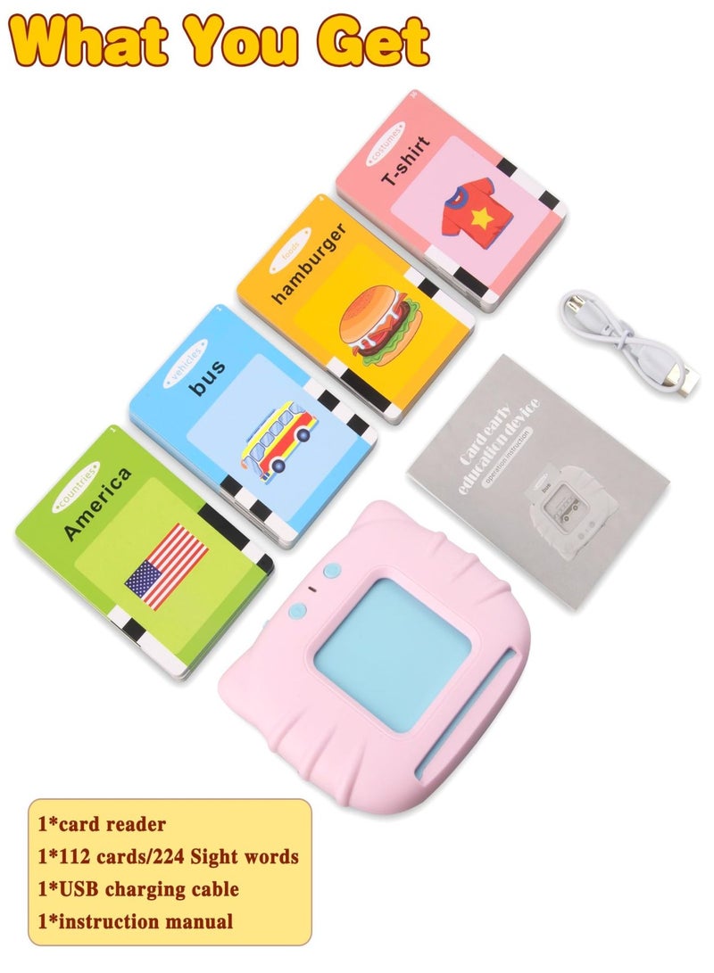 إصدار اللغة الإنجليزية الخالصة للأطفال التنوير التعليم المبكر بطاقة ذكية آلة التعلم لغز آلة بطاقة اللغة الإنجليزية بطاقة الطفل إصدار اللغة الإنجليزية الخالصة + 224 كتابًا صوتيًا - Image 4