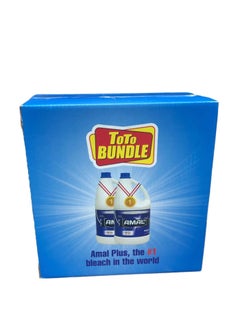Amal Plus Amal Plus Bleach Liquid TOTO 1 Gallon x 2pcs  - Image 1