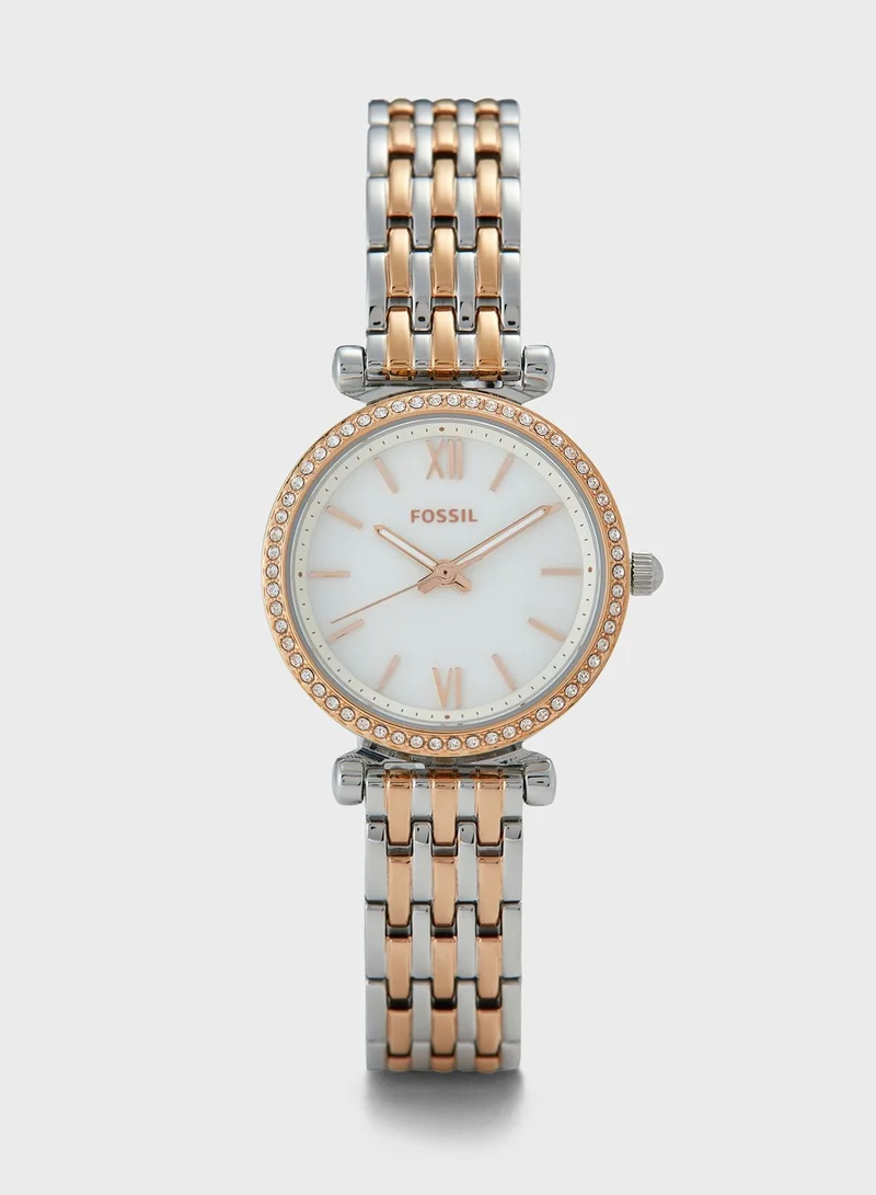 FOSSIL Carlie Steel Strap Analog Watch