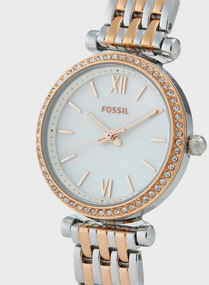 FOSSIL Carlie Steel Strap Analog Watch