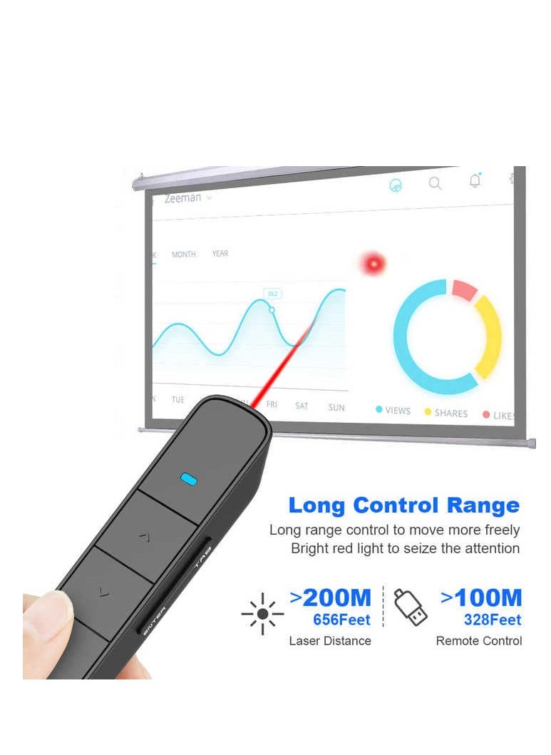 M&G - M&G Chenguang Red laser pen Wireless Presentation Pointers - 1pcs - No:ADG989J3 - Image 1