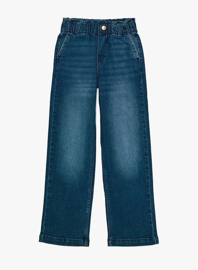 ريبلز مع نمشي بنطلون بناتي مستقيم الساق - Image 1