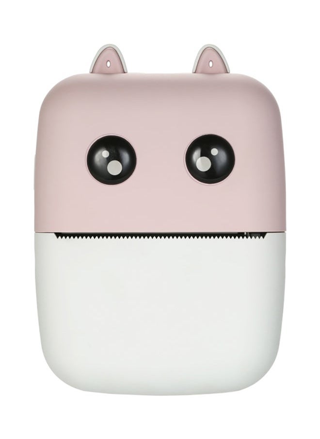 NIBEMINENT Mini Pocket Thermal Printer 4.3x3.1x1.5inch Pink  - Image 1