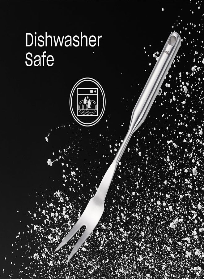 Fissler Essential Meat Fork, 18/10 Stainless Steel Kitchen Utensil for Carving & Serving Meat, Ergonomic Handle, Dishwasher Safe - Image 4