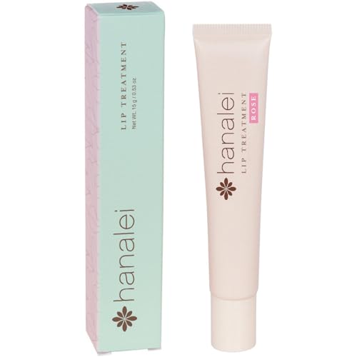 Hanalei Lip Treatment for Dry, Chapped Lips – Intensive Overnight Moisturizer with Kukui Oil, Shea Butter & Grapeseed Oil – Hydrating Balm for Healing Cracks – Rose Pink Tint, 15g – Cruelty-Free - Image 2