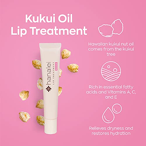Hanalei Lip Treatment for Dry, Chapped Lips – Intensive Overnight Moisturizer with Kukui Oil, Shea Butter & Grapeseed Oil – Hydrating Balm for Healing Cracks – Rose Pink Tint, 15g – Cruelty-Free - Image 5