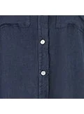 Yumi  Italian Linen Shirt Dress With Frill Hem for Women | Best Price UAE