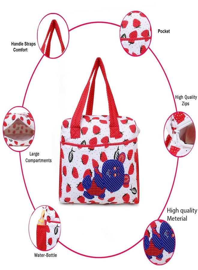 هوبر حقيبة هوبر لحفاضات الأطفال للأمهات | حقيبة ظهر صغيرة وواسعة للسفر مع جيوب معزولة | حزام كتف قابل للتعديل ومادة مقاومة للماء - Image 4